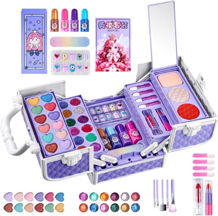 Make-upset Kinderen - Speel Make-up - Doen alsof spel - 43 Delige Set - 18.5 x 14 x 15.5 cm