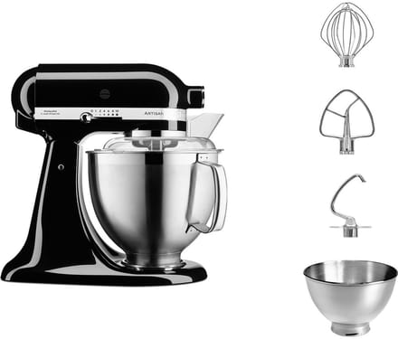 KitchenAid Keukenmachine Artisan Premium 5KSM185PSEOB - kitchen machine - 300 W - onyx black