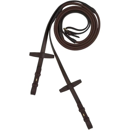 Teugels voor paarden in leder met rubber Horze Muswell