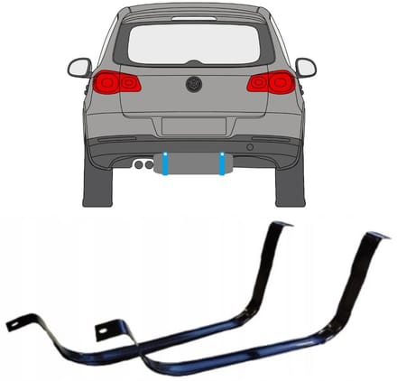 Brandstoftank klemmen voor Volkswagen Tiguan 2007-2016