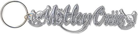 Motley Crue - Skull Logo Sleutelhanger - Zilverkleurig