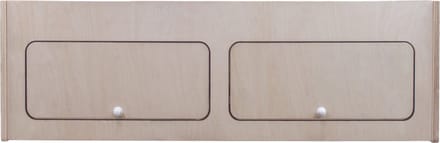 Bovenkast camperbusje - natuurlijk - 80 x 25 x 25 cm - softclose