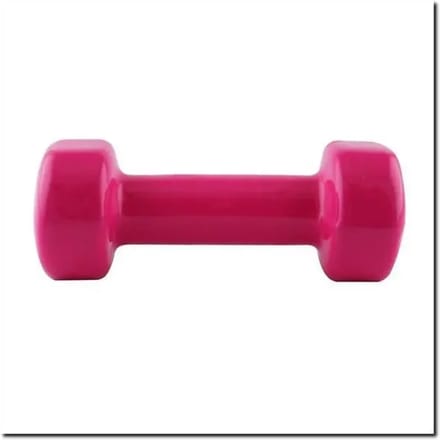 HMS Gietijzeren Dumbbell met Vinyl Coating - 1,5 kg