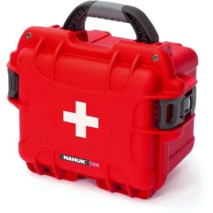 NANUK 908-FSA9 EHBO-koffer (leeg) 241 x 190 x 190 Rood