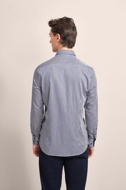 Bugatti Herren Shirt met strepen