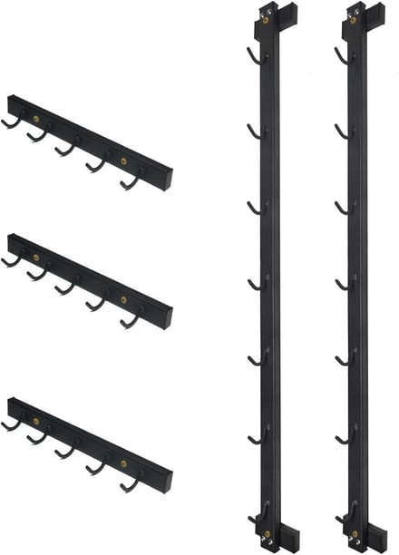 Wandrek voor Opslag: Kabelmachine Bevestigingen, Lat Pulldown Bar & Fitness Accessoires