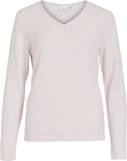 VILA - VIRIL V-NECK L/S KNIT TOP - NOOS - Dames - Gebreide truien