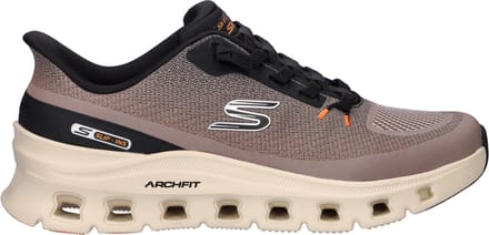 Skechers ARCH FIT GLIDE-STEP PRO Heren Instappers - Taupe / Zwart