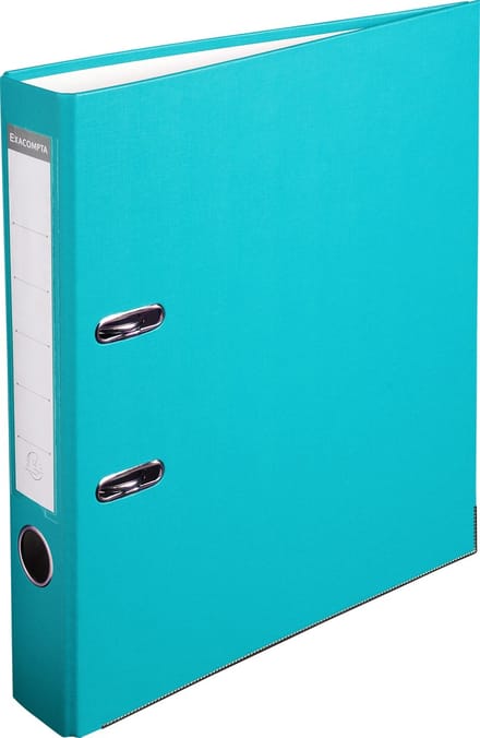 Exacompta 20x Ordner met hefboom in PP /karton - rug van 50mm - A4 - Lichtgroen - 915413B