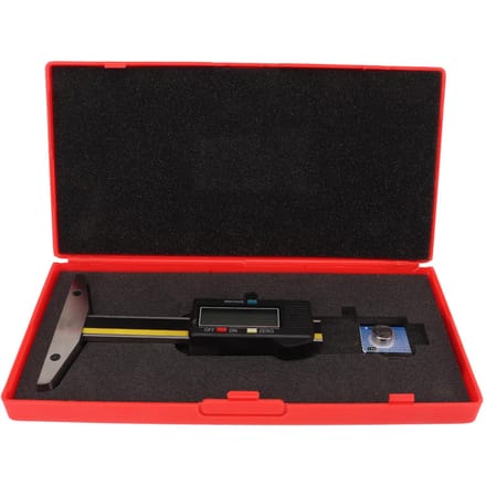 LCD Digitale Bandenprofiel Dieptemeter Tool met Inch MM Conversie Draagbaar voor Auto Vrachtwagen SUV black