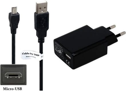 OneOne 3A lader + 0,5m extra sterke Micro USB kabel. TUV / GS 100% veilig. Oplader adapter past op Bose QC20, AE2w Bluetooth, Around-Ear Bluetooth, Around-Ear Wireless 2, On-Ear Wireless, Noise-Masking Sleepbuds
