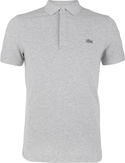 Lacoste heren paris edition polo shirt katoenpique grijs