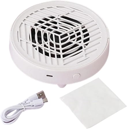 Nagelstofafscheider - Stille Zuigmachine - Professionele Manicure - Compact Ontwerp - 15x15x4.5 cm