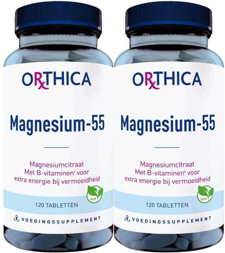 Orthica - Magnesium-55 - 2 x 120 tabletten - Voordeelverpakking