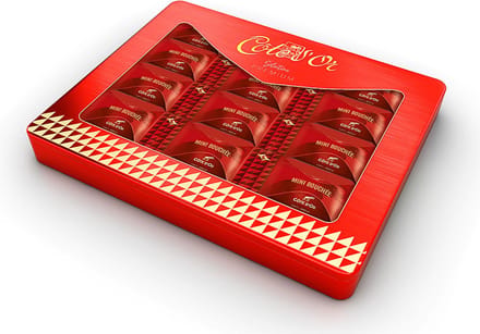 Côte d'Or deluxe geschenkdoos - Mini Bouchée chocolade - melkchocolade met praliné - origineel chocoladecadeau - 120g