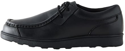 Next - Jongens - Leren veterschoenen voor school - Zwart