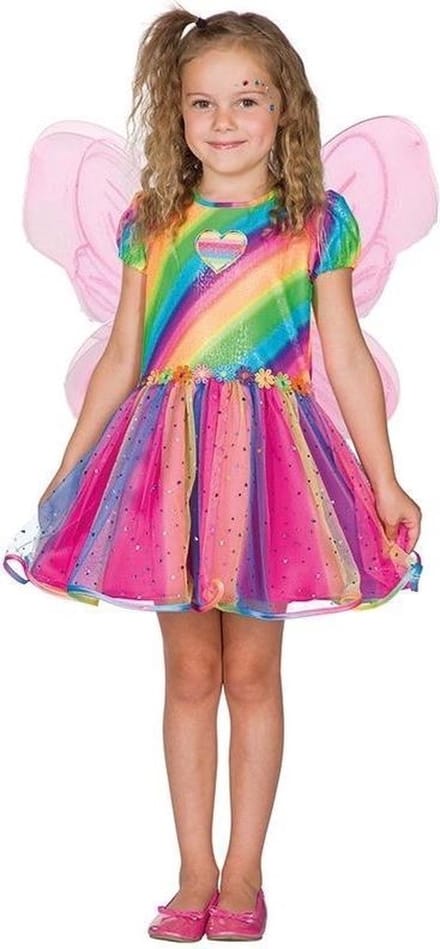 Rubie's Verkleedjurk Regenboogfee Polyester Maat 116