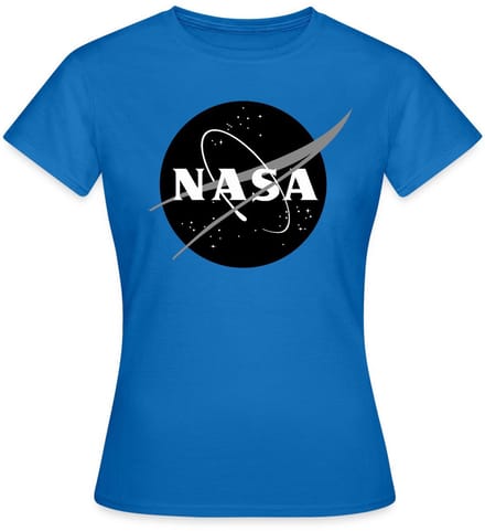 NASA zwart-wit klassiek logo T-Shirt Dames