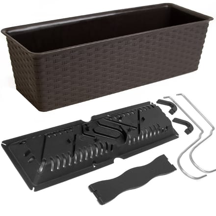 Bloempot Bloembak Ratolla PW 39x15x14cm UMBER BRUIN Prosperplast