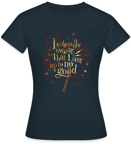 Harry Potter Ik Zweer Plechtig T-Shirt Dames