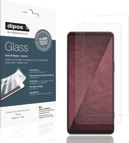 dipos – 2x Matte Pantserfolie geschikt voor Sony Xperia 1 VIII | 9H Screenprotector