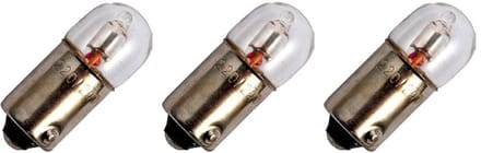 Signaallamp Ba9s 130V - 3 stuks - T9 Neonlamp Ø9mm - 23mm - 2500K - Dimbaar - Rood