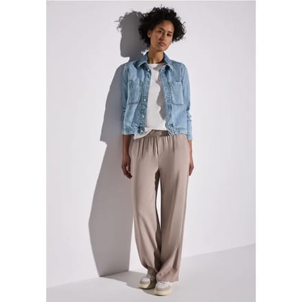 Denim jack met borstzakken