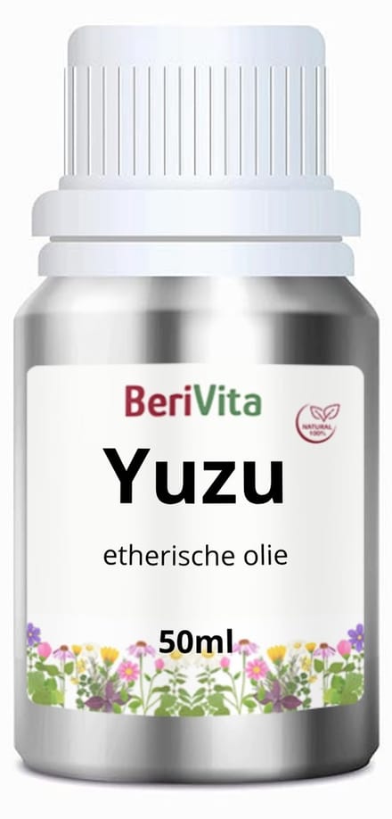 Yuzu Olie 50ml - Pure Etherische Olie van Yuzu vruchten, Citrus Junos