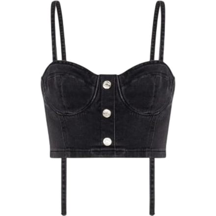 kano's en top vrouw Moschino Jeans - top denim strech 13,5 oz - n.d.