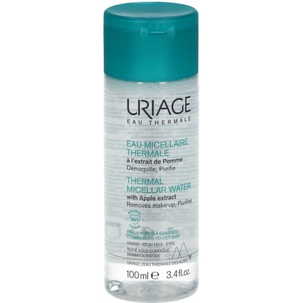 Uriage Thermal Micellar Water with Apple Extract Combination to Oily Skin 100 Gezichtswater