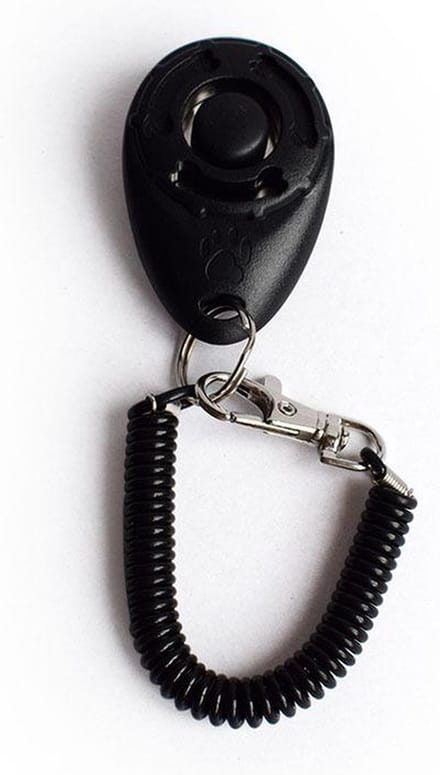 Clicker Hondentraining - Training Hond - Incl. Bevestiging - Zwart