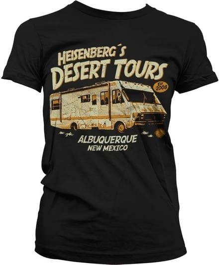Breaking Bad Dames Tshirt -S- Heisenberg's Desert Tours Zwart