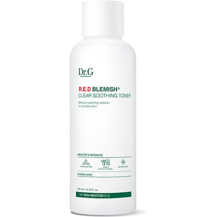 Dr.G R.E.D Blemish Clear Soothing Toner 200ml white