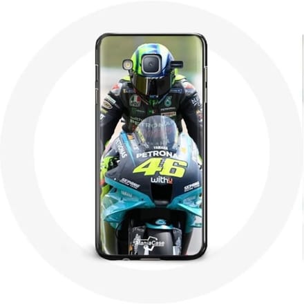 Coque pour Samsung Galaxy J7 Valentino Rossi Pilote de course moto 46