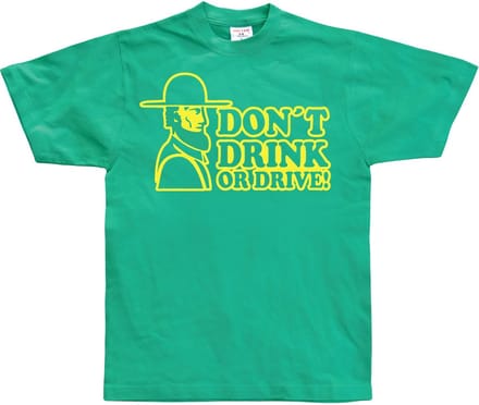 Hybris D „on T Drink Or Drive“-T-shirt SH-1-10769-LFH2-4