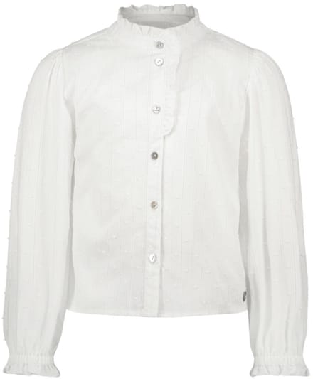 Like Flo - Cleo Flo girls woven blouse - Off white - Maat 116