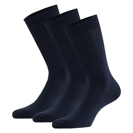 Bamboe sokken basic blauw - 39/42