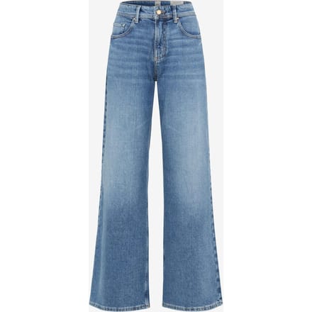 Brax Dames Jeans  Style MORGAN USED BLEACHED BLUE, denim lichtblauw, maat 32