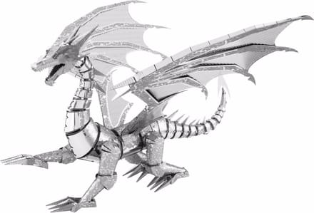 Metal Earth Silver Dragon - Iconx 3D puzzel