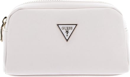 GUESS Utensil zak Double Zip Stone Beige