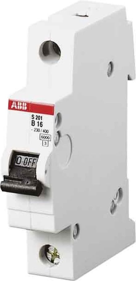 ABB Componenten S 201 B63 ABB 6 KA AUTOMAAT 1 POLIG B KA