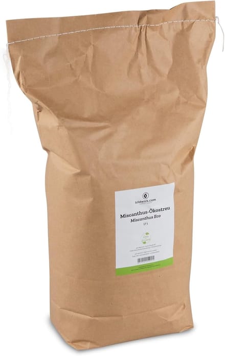 Miscanthus Eco-strooisel voor Composttoiletten - 17 Liter