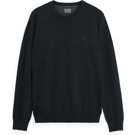 Gebreide pullover met logostitching, model 'CORE'