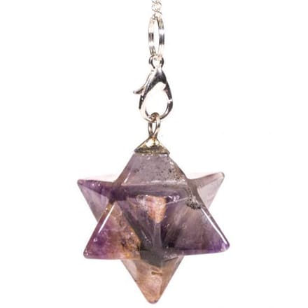 Pendel - Amethist - Mer-Ka-Ba - 3 cm
