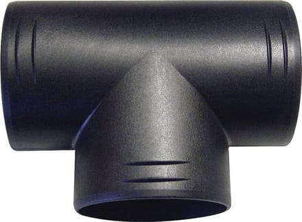 60 mm kanaal T-stuk voor verwarming - Universele aansluiting