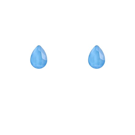 Go Dutch Label Oorknoppen Drop Stud Blue