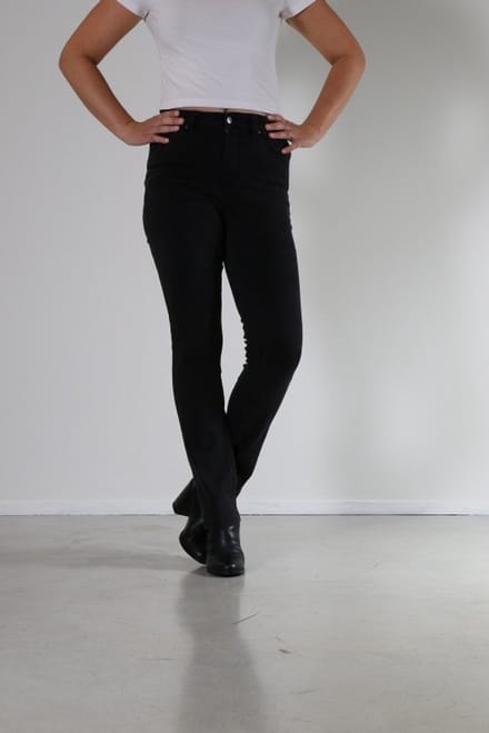 New Star - Memphis black denim dames broek - maat 33/30