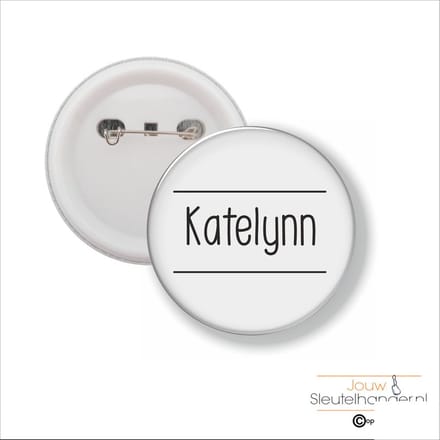 Button Met Speld 58 MM - Katelynn