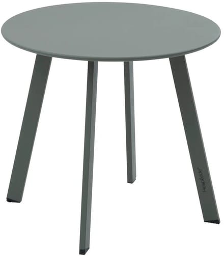 Ronde bijzettafel voor in de tuin van staal met uitlopende poten SAONA