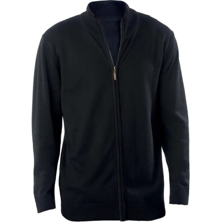 Kariban Heren cardigan met rits K961 - Grey Melange - S